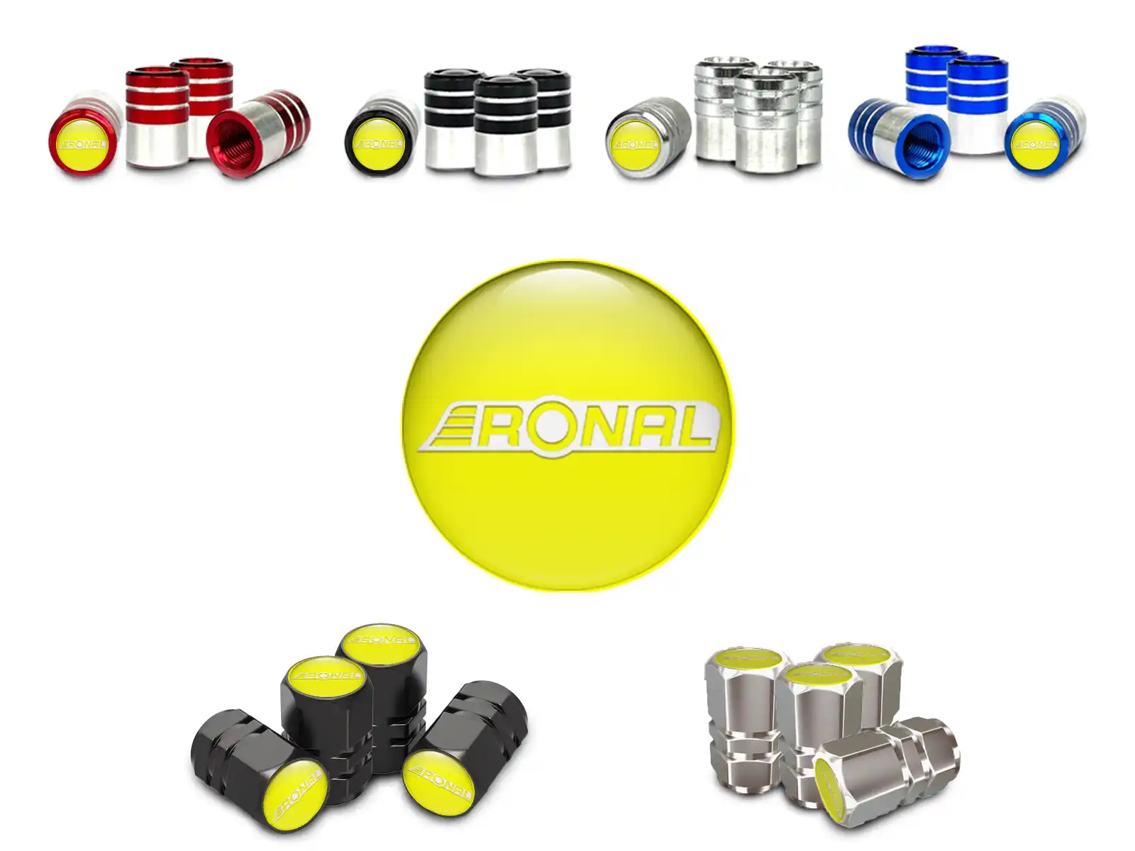 Ronal Caps Valve Pneus Vélos Tuning Max